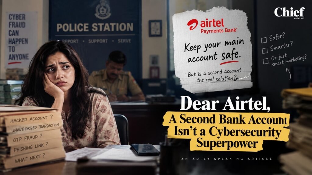 Dear Airtel, A Second Bank Account Isn’t a Cybersecurity Superpower